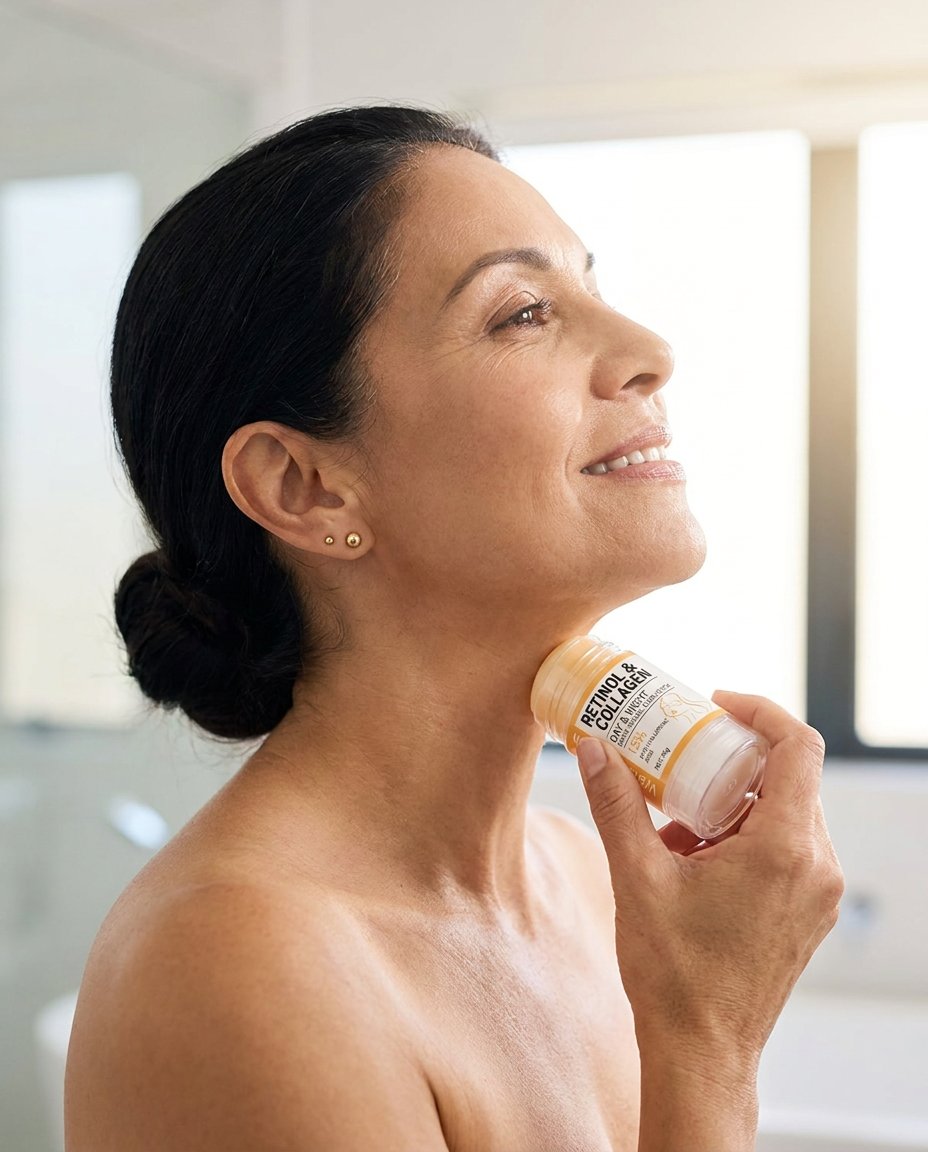 Aplicación del stick en el cuello